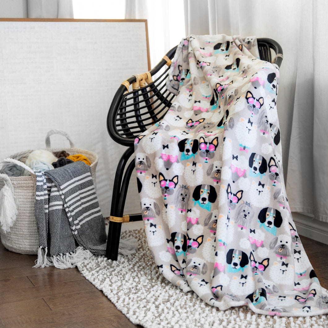 lapisbee Velvet Plush Home Fleece Throw Blanket 50