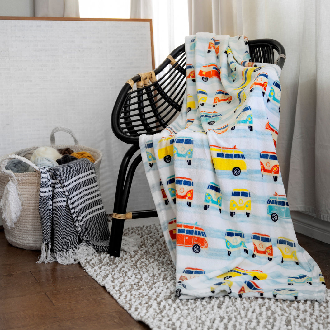 lapisbee Velvet Plush Home Fleece Throw Blanket 50